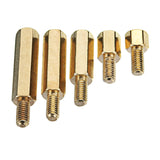 Suleve,M3BH4,100Pcs,Brass,Standoffs,Support,Spacer,Pillar,Screw,Board