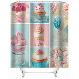 Printing,Waterproof,Bathroom,Shower,Curtain,Pedestal,Toilet,Cover,Bathroom,Decoration