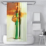 Bathroom,Shower,Curtain,African,Woman,Shower,Curtain,Black,Bathroom,Waterproof,Polyester,Fabric,Bathtub,Decor,Hooks