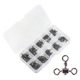 100PC,Triple,Swivels,Connector,Fishing,Swivels,Fishing,Tackle