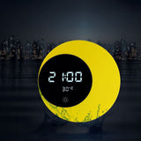 Loskii,Creative,Shape,Electronic,Alarm,Clock,Night,Light,Weather,Station,Touch,Control