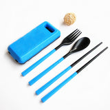 Spoon,Chopstick,Folding,Tableware,Camping,Picnic,Travel,Portable,Chinese,Dinnerware