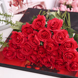 Artificial,Flowers,Single,Branch,Flower,Decoration,Wedding,Moistening,Roses