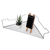 Storage,Shelf,Office,Corner,Triangle,Desktop,Organizer,Plant,Holder