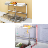 Stainless,Steel,Kitchen,Drying,Drainer,Storage,Shelf,Plate,Holders,Organizer