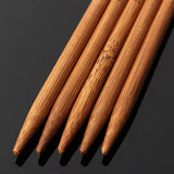 55pcs,Sizes,Carbonized,Bamboo,Double,Pointed,Knitting,Needles,Sweater,Scarf,Crochet