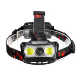 XANES,BT005,1300LM,HeadLamp,Waterproof,Modes,Outdoor,Running,Camping,Hiking,Cycling,Light,2x18650,Rechargeable,Interface