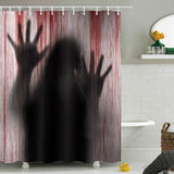 Halloween,Shower,Curtain,Blood,Hands,Curtain,Scary,Spooky,Bathroom,Curtain