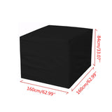 IPRee,160x160x84cm,Outdoor,Garden,Patio,Waterproof,Table,Furniture,Cover,Shelter,Protection