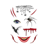 Halloween,Tattoo,Stickers,Scary,Halloween,Temporary,Tattoos,Terror,Sticker,Halloween,Festival,Descoration