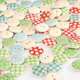 100pcs,Wooden,Mixed,Pattern,Sewing,Buttons,Craft,Purse,Clothes,Decoration,Sewing,Button