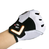 Outdoor,Finger,Gloves,Bicycle,Cycling,Outfit,Intelligent,Warning,Light