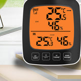 Large,Screen,Digital,Indoor,Outdoor,Thermometer,Hygrometer,Temperature,Humidity,Table,Alarm,Clock