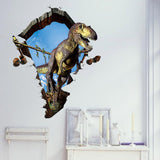 Miico,Creative,Dinosaur,Broken,Removable,Decorative,Decor,Sticker