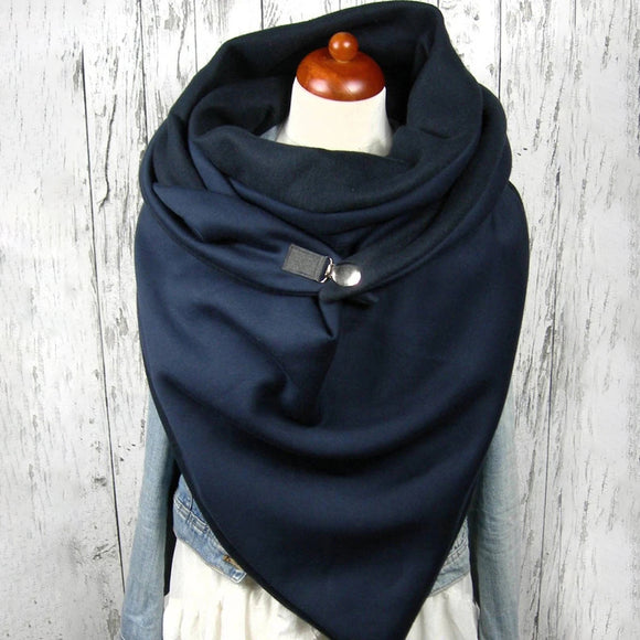 Women,Cotton,Thick,Winter,Outdoor,Casual,Solid,Color,Scarf,Shawl