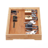 Montessori,Locks,Bamboo,Practical,Material,Educational,Children,Preschool,Learning,Materials