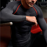 Men's,Compression,Sleeve,Sports,Tight,Shirts,Fitness,Running,Layer