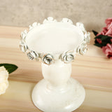 Nordic,White,Metal,Candle,Holder,Glass,Candlestick,Wedding,Decor