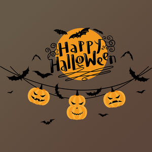 Miico,XL625,Cartoon,Sticker,Halloween,Sticker,Sticker,Decoration,Trick,Treat,Pumpkin