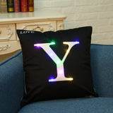 Honana,Creative,Lights,Letter,Pillowcase,Plush,Pillow,Cushion,Cover,Christmas