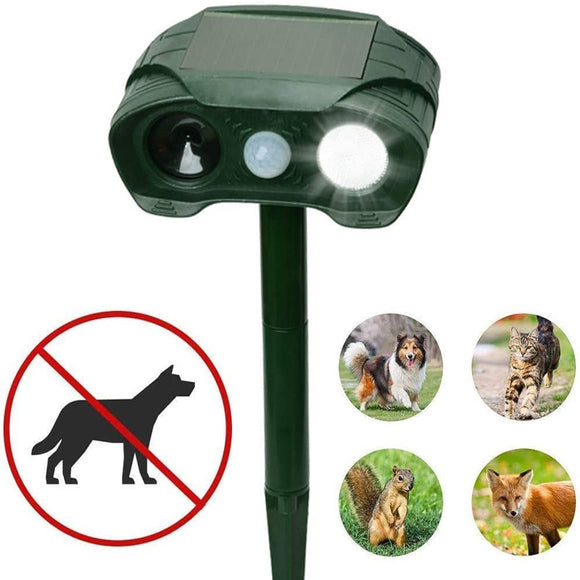 Solar,Ultrasonic,Repeller,Animal,Repeller,Outdoor,Garden,Infrared,Sensor,Foxes,Rabbits,Insects,Repellent