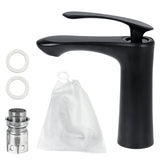 Matte,Black,Bathroom,Faucet,Basin,Mixer,Single,Handle