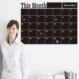 Blackboard,Stickers,Month,Schedule,Timetable,Calendar,Decal,Decor