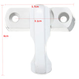 Plastic,White,Crescent,Window,Casement,Lever,Handle,Latch,Fastener