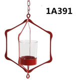 Glass,Hanging,Glass,Lantern,Light,Candle,Holder,Garden,Decorations