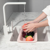 Retractable,Storage,Drying,Vegetable,Drain,Basket,Basin,Drain,Kitchen