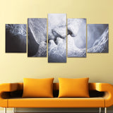 Piece,Love&Kiss,Abstract,Canvas,Picture,Paintings,Print