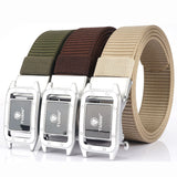 TUSHI,Metal,Press,Buckle,Men's,Tactical,Waist,120CM,3.5CM,Leisure,Nylon,Punch,Automatic,Buckle