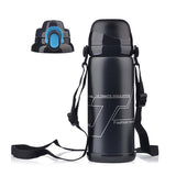 800ml,Stainless,Steel,Double,Cover,Thermal,Insulation,Kettle,Vacuum,Thermos,Flask,Travel