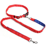 Leash,Traction,Running,Reflective,Elastic,Hands,Solid,Adjust,Collars,Outdoor,Supplies