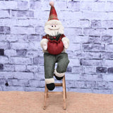 Christmas,Decorations,Santa,Claus,Climbing,Ladder,Ornament,Decoration,Holiday