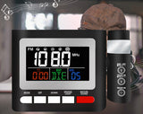 Digital,Alarm,Clock,Radio,Projection,Alarm,Clock,Alarm,Snooze,Function,Charging,Projector,Snooze,Function