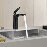 Matte,Black,Bathroom,Faucet,Basin,Mixer,Single,Handle