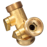 Standard,Brass,Garden,Irrigation,Splitter,Faucet,Manifold,Shape,Adapter,Connector"