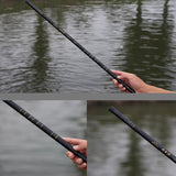 ZANLURE,Glass,Fiber,Black,Stream,Telescopic,Spinning,Freshwater,Fishing