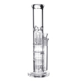 14Inch,Boongs,Birdcage,Double,Percolator,Glass,Water,Hookkahhs,Water,Boong,Pipes