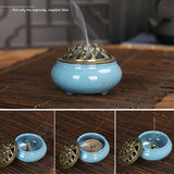 Ceramic,Incense,Burner,Censer,Stick,Holder,Catcher,Alloy,Cover,Aromatherapy,Decor