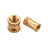 Suleve,MXBN1,200Pcs,Knurled,Brass,Threaded,Insert,Female,Thread,Embedment,Assortment