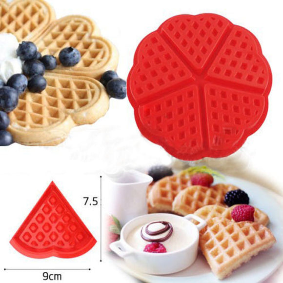 Heart,Shape,Silicone,Waffle,Mould,Baking