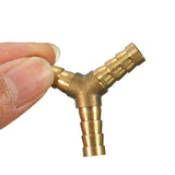 Solid,Brass,Connector,Joiner,Barbed,Splitter