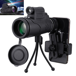 IPRee,40x60,Monocular,Optic,Night,Vision,Laser,Flashlight,Telescope,Tripod,Phone,Holder