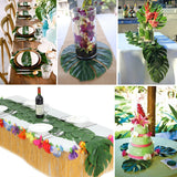 60Pcs,Tropical,Artificial,Leaves,Hawaiian,Hibiscus,Flowers,Wedding,Birthday,Party,Decoration,Table,Decorations