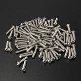 100Pcs,Bolts,Stainless,Steel,Screws,Button,Socket