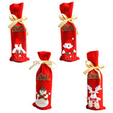 Santa,Claus,Snowman,Little,Bottle,Decoration