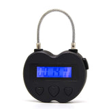 Rechargeable,Padlock,Timing,Digital,Timer,Alarming,Padlock,Display,Screen