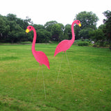 Flamingos,Plastic,Garden,Decorations,Ornaments,Retro,Statue